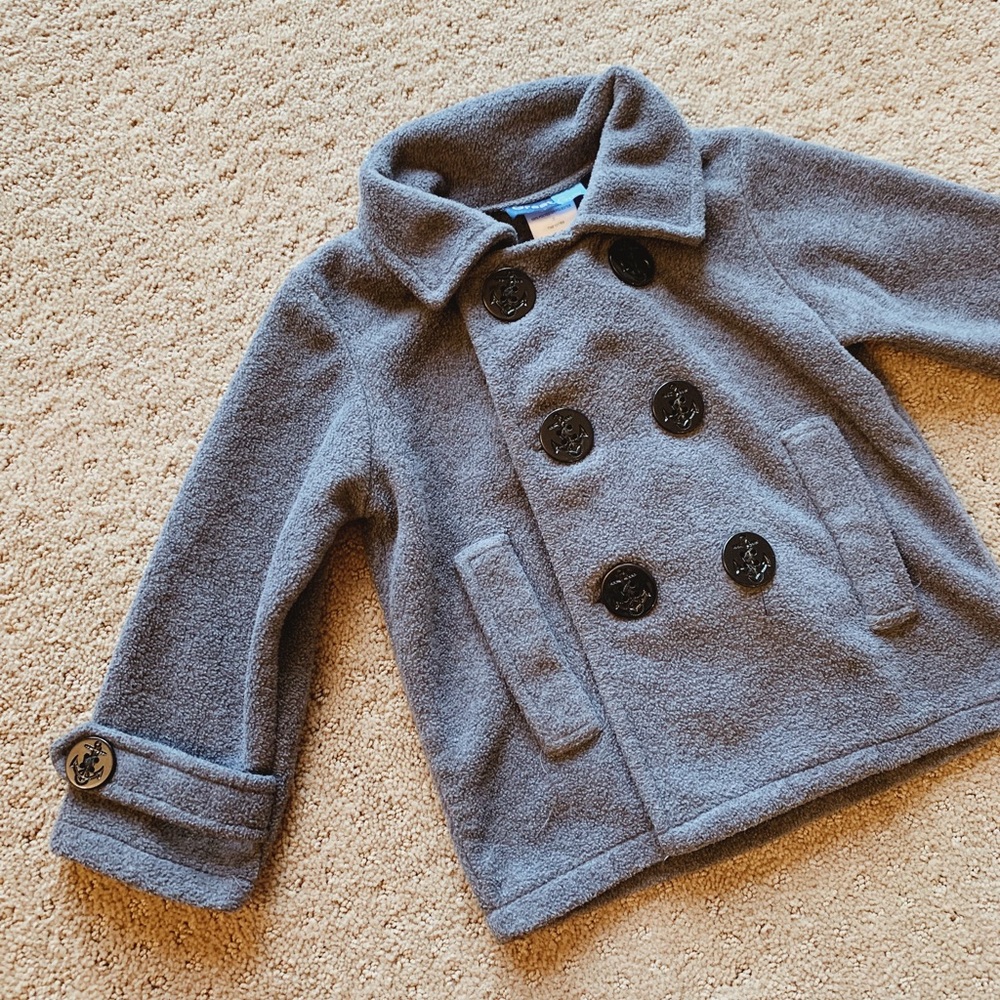 Vintage Fleece Pea Coat